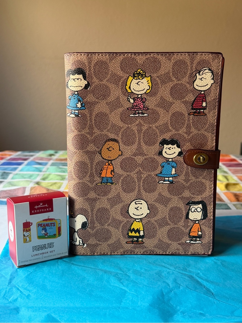🐶📚🐶 COACH X PEANUTS NOTEBOOK IN SIGNATURE CANVAS BUNDLE🐶📚🐶 NWOT 🐶📚🐶